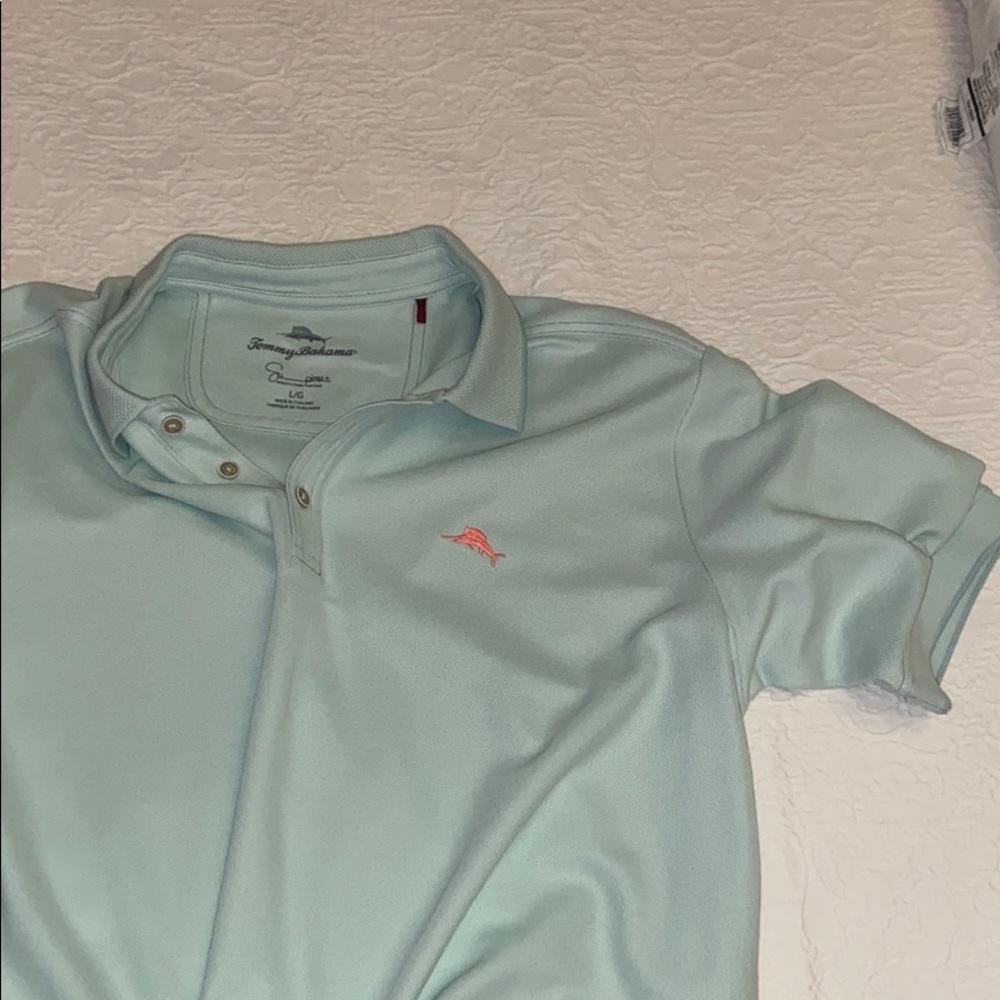 Sea Foam green Tommy Bahama Polo
